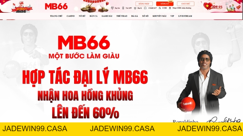 Hợp Tác Đại Lý MB66 – Nhận Hoa Hồng Khủng Lên Đến 60% - JADEWIN99.CASA