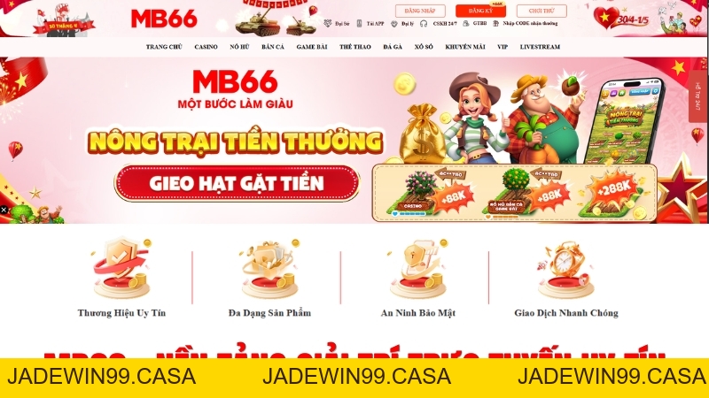 Giới Thiệu MB66 – Nền Tảng Giải Trí Trực Tuyến Uy Tín - JADEWIN99.CASA
